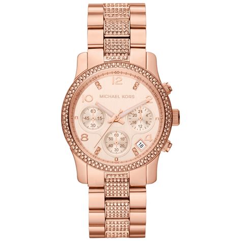 michael kors women rose gold heart watch|Michael Kors 251408.